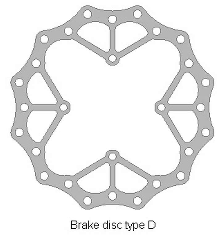 Delta Braking Predný Brzdový Kotúč Kawasaki Kx 250 '15-21, Kx 450 '15-21,