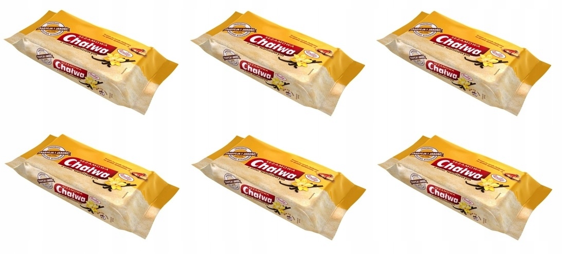 Levně 6 x 750 g Unitop Chalva sezamová s vanilkovou příchutí Karton