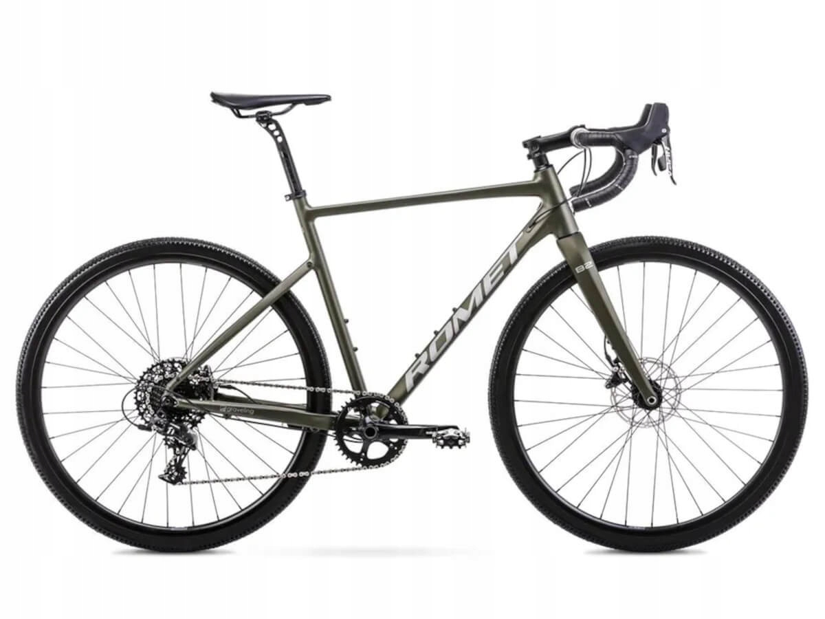 Rower Romet Boreas 2 54 M zielono-grafitowy Gravel