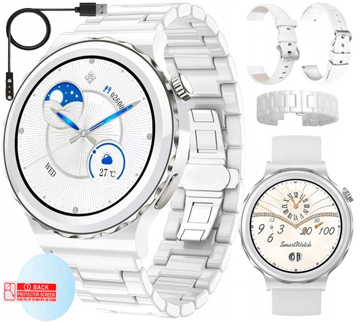 SMARTWATCH DAMSKI DLA KOBIETY ROZMOWY CIŚNIENIE PL