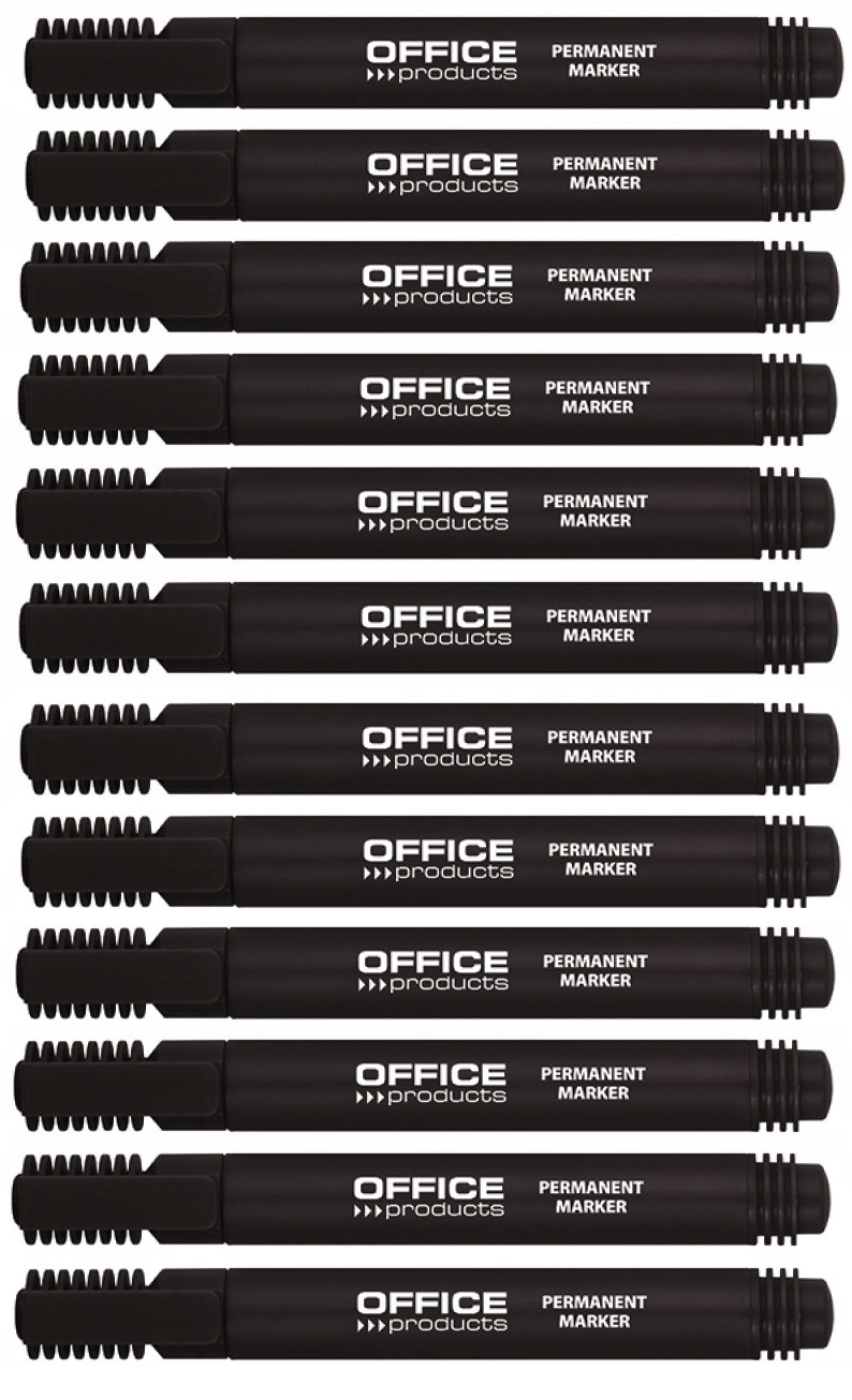 

Marker Permanentny Okrągły 12 Sztuk Czarny