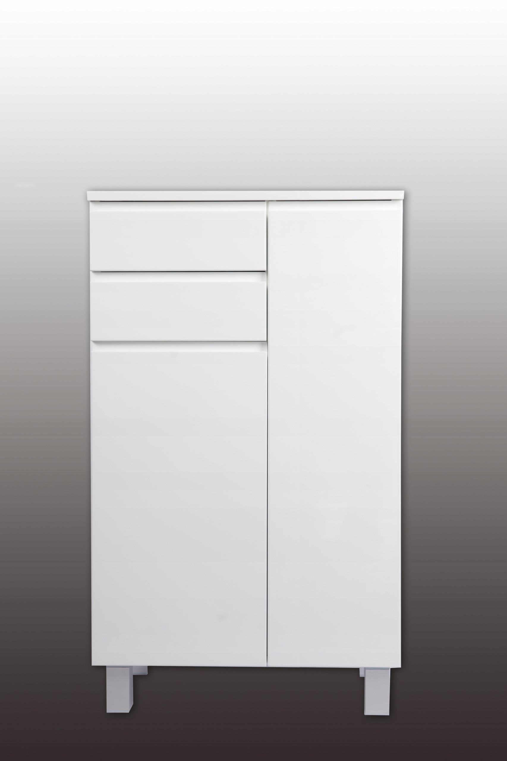 NOWOCZESNA SZAFKA Z KOSZEM KOMODA ŁAZIENKOWA MDF EAN (GTIN) 5905481956394