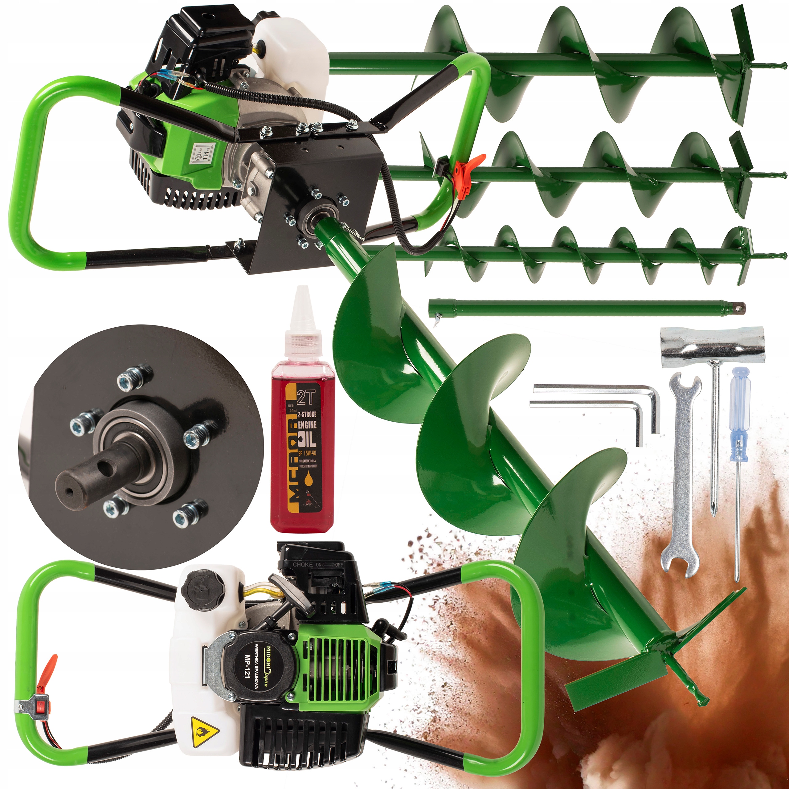 САМАЯ МОЩНАЯ БУРОВАЯ УСТАНОВКА|МОЩНОСТЬ 7,2 Л. С. / 3X СВЕРЛО 10/15/20 50 СМ ШНЕК