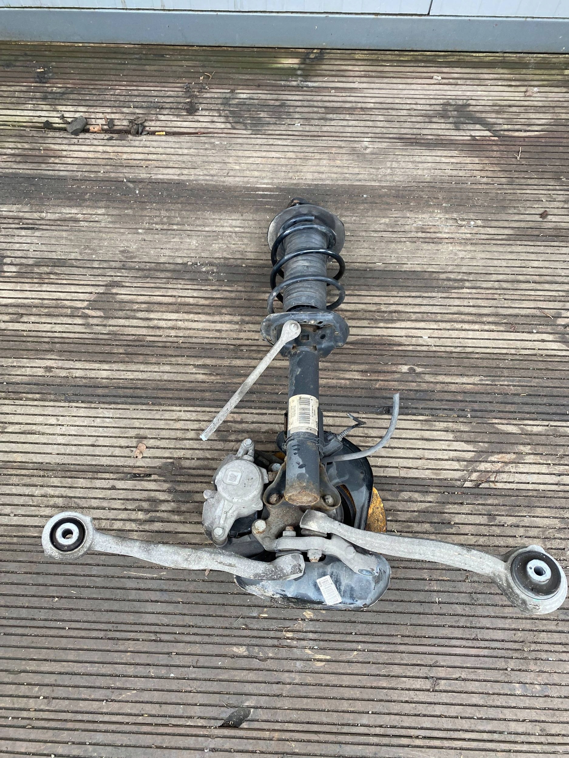 MERCEDES C W204 2.2 CDI complete McPherson swing left front
