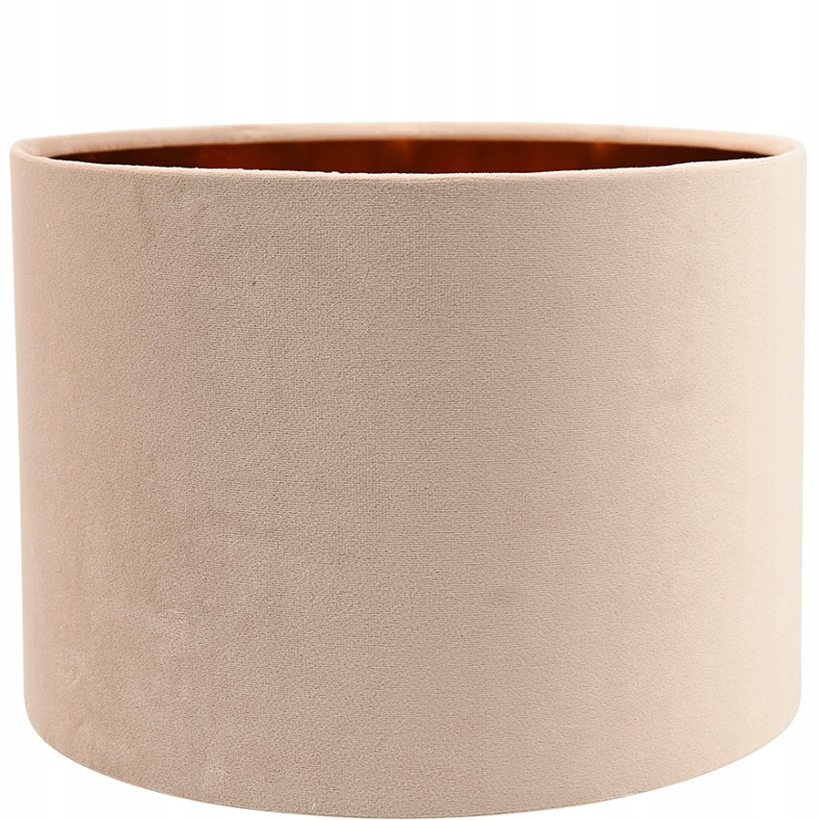 dekoračné tienidlo na lampu Aksamit béžový, priemer 30 cm