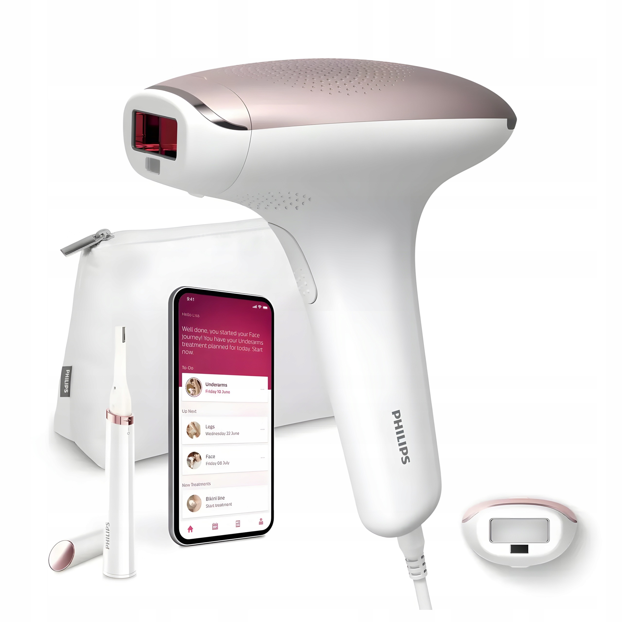 Depilátor Philips Lumea Advanced BRI920/00, 250 000 záblesků, včetně zastřihovače
