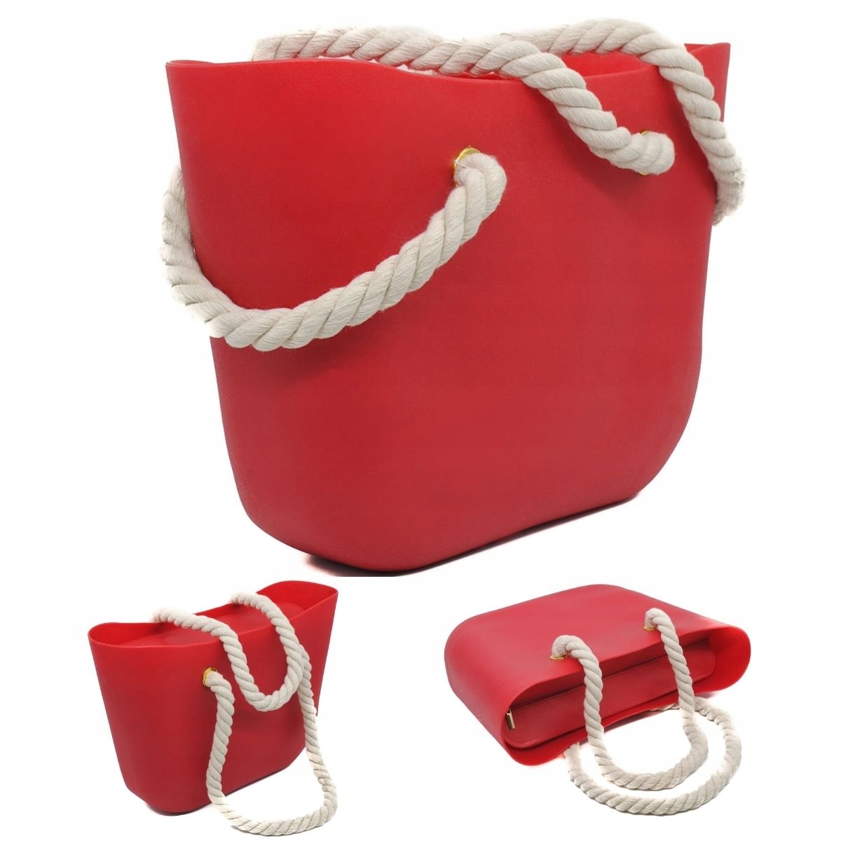 

Torba Na Plażę O Jelly Ka Bag Gumowa Czerwona