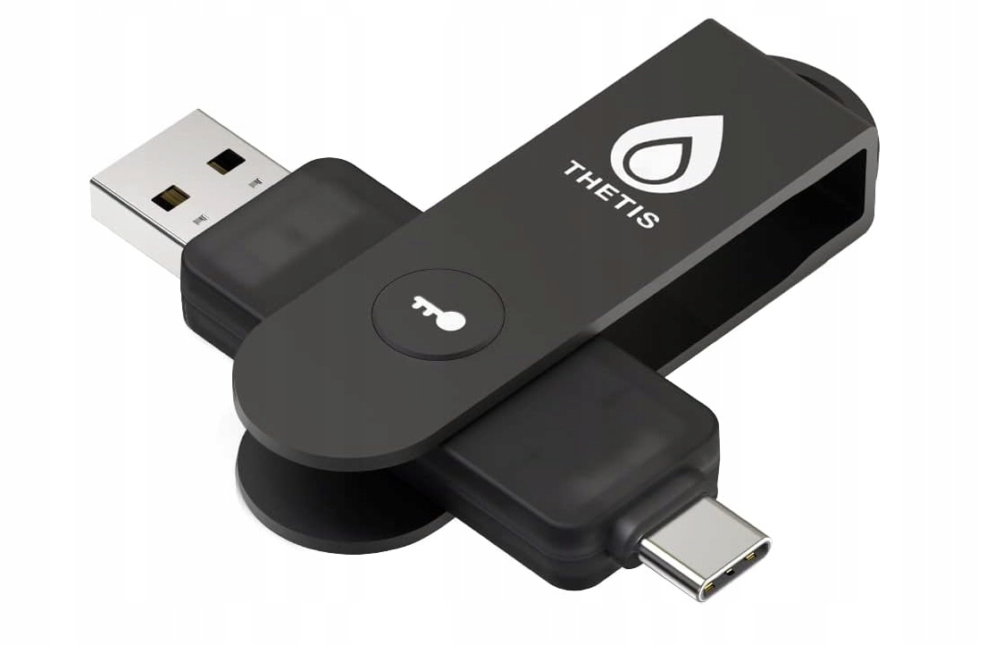 Thetis Pro-C Bezpečnostní klíč FIDO2 s Usb C a Nfc, aplikace