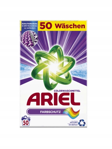 Levně Ariel Prací prášek na barvu 3250 g
