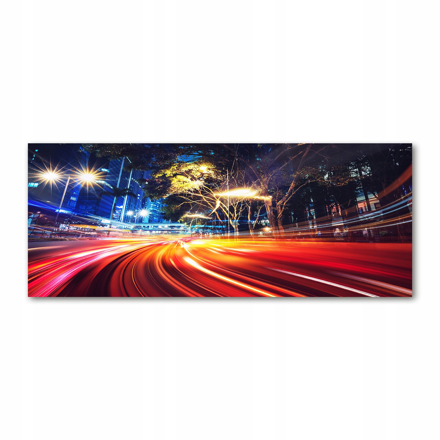 

Foto obraz szkło akryl Prędkość w mieście 125x50cm