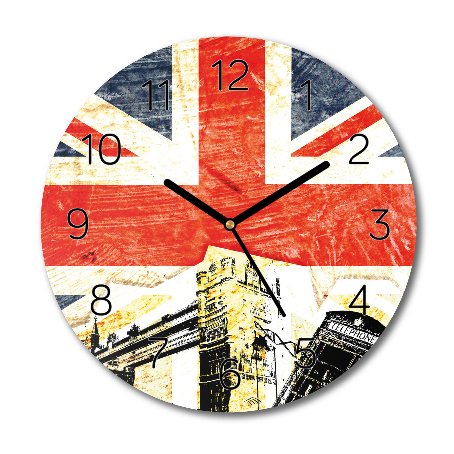 foto-hodiny Vlajka Anglie Big Ben s fotografií fi 30