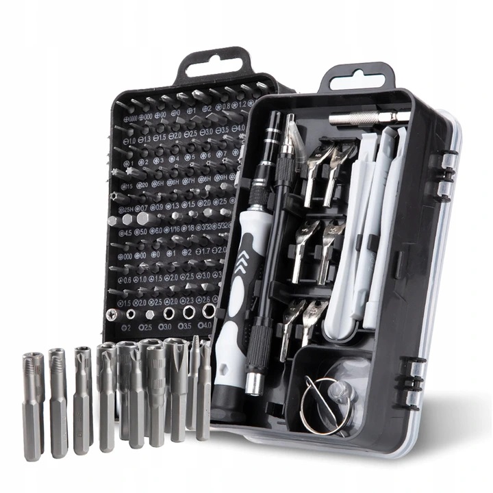 ZESTAW WKRĘTAKÓW DUŻY XXL PRECYZYJNE BITY KOŃCÓWKI