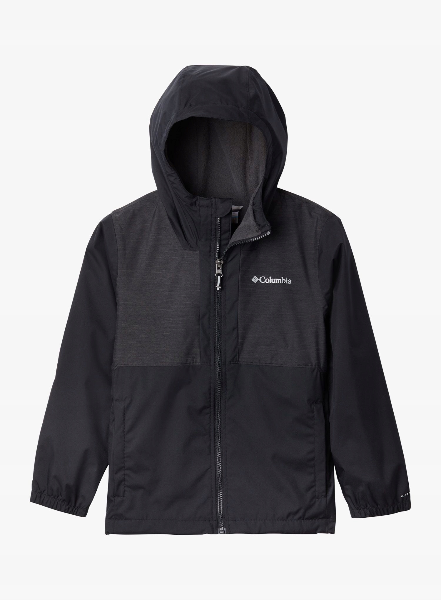 Chlapecká bunda Columbia Rainy Trails Fleece Lined Jacket černá/slub Xs