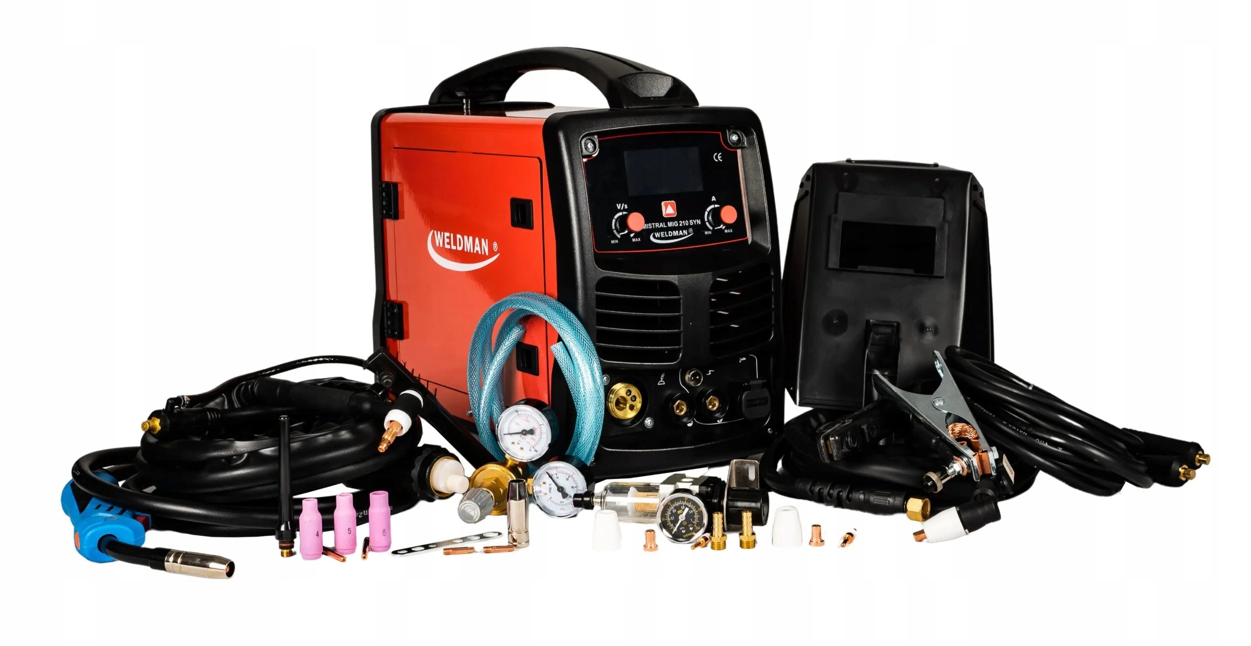 Spawarka Inwertorowa Plazma Mig/mag Mma 4w1 200A synergia Weldman Mistral