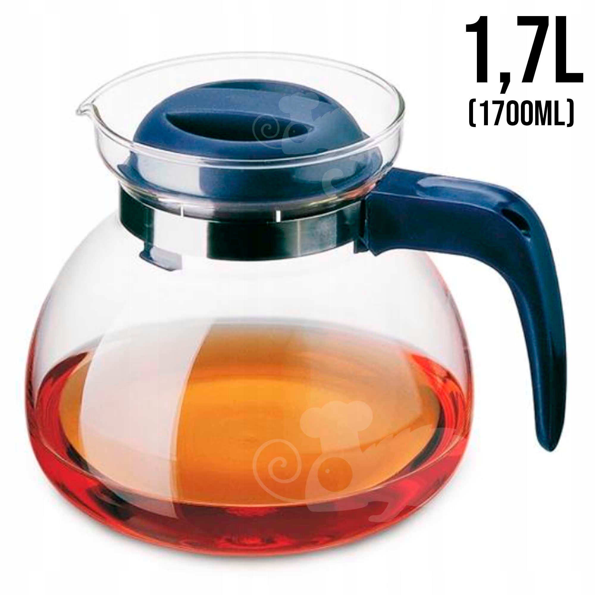 

Dzbanek Na Herbatę Szklany żaroodporny 1,7L 1700ml