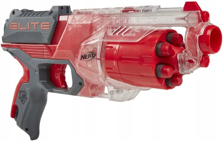 Wyrzutnia NERF ELITE DISRUPTOR TRANSLUCENT RED