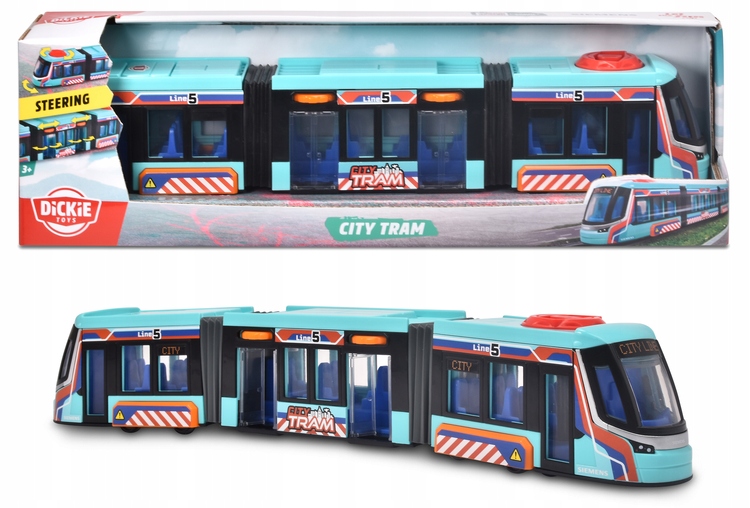 

Dickie Toys Tramwaj Przegub Siemens 40CM 203747016