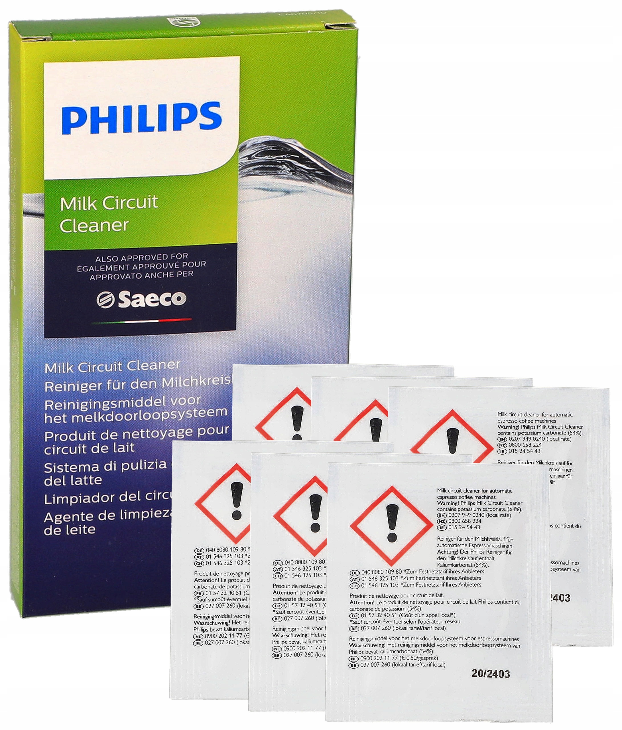 

Środek do czyszczenia obiegu mleka Philips Saeco