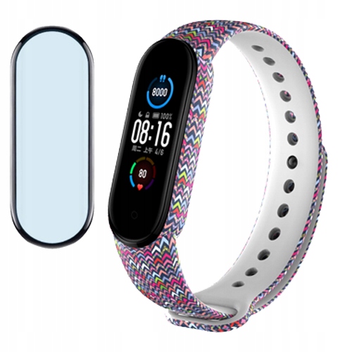 

Opaska Ze Szklem do Xiaomi MI Band 5- Wiele Wzorów