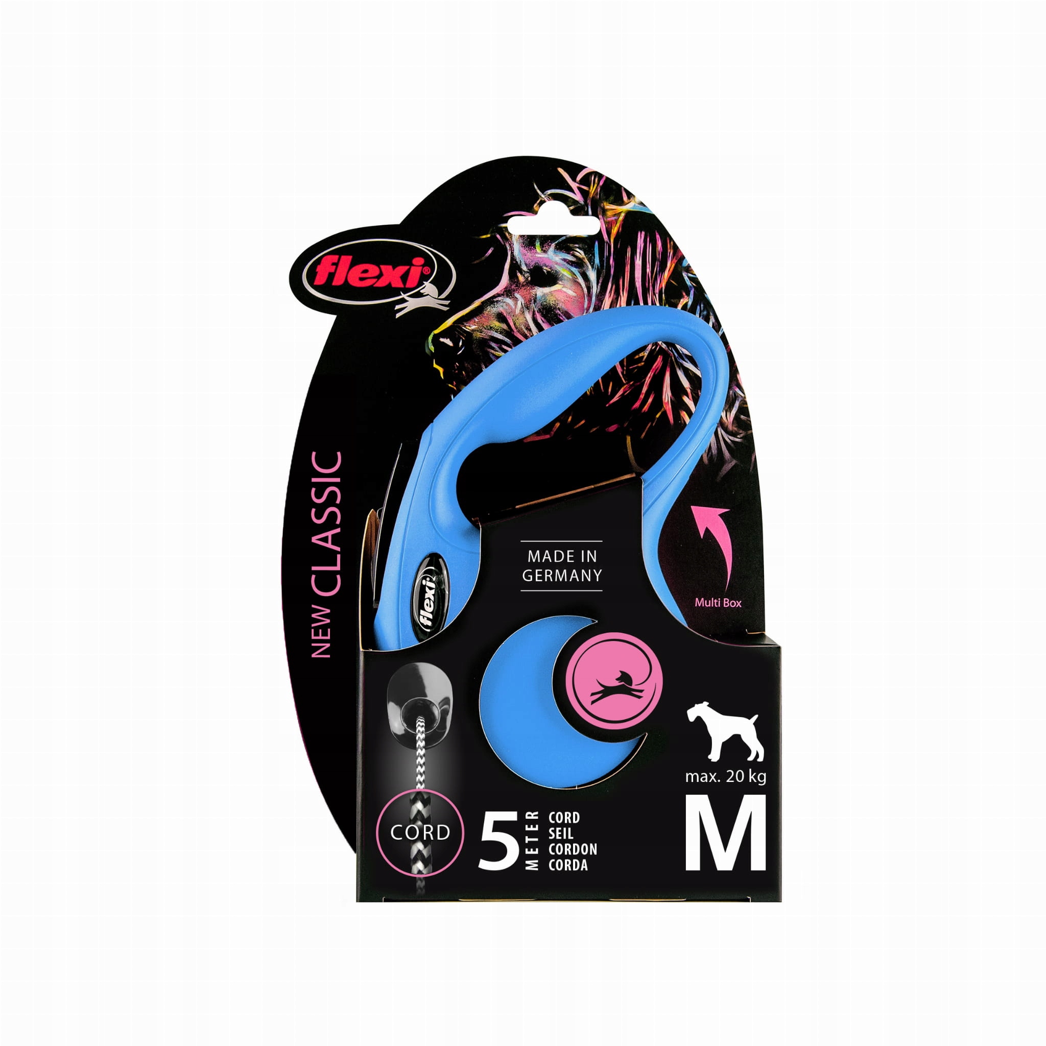 FLEXI New Classic S Smycz 8m Niebieska Dla Psów Do 12kg — miniatura 8