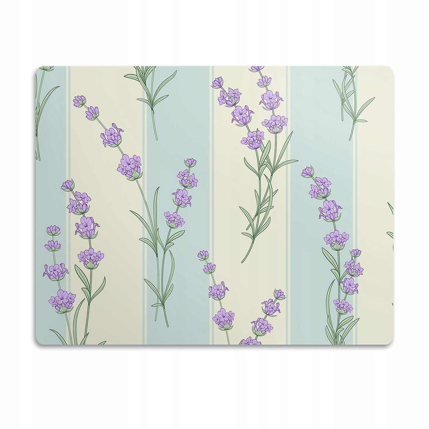 Levně Podložka pro psa pod misku Levandulové pruhy pozadí 60x40