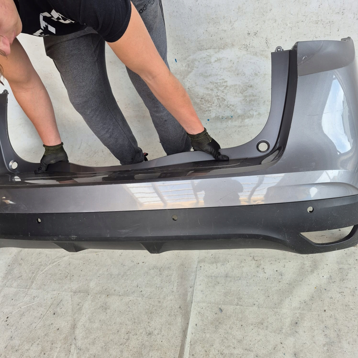 RENAULT SCENIC IV 4 16-> bumper rear part rear PDC
