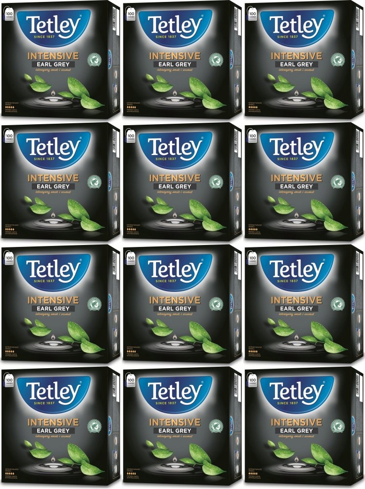 Tetley Herbata czarna Earl Grey Intensive 1200tb