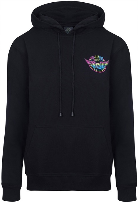 Mlp Mikina S Kapucí Černá Dámská Motocyklová Motolady