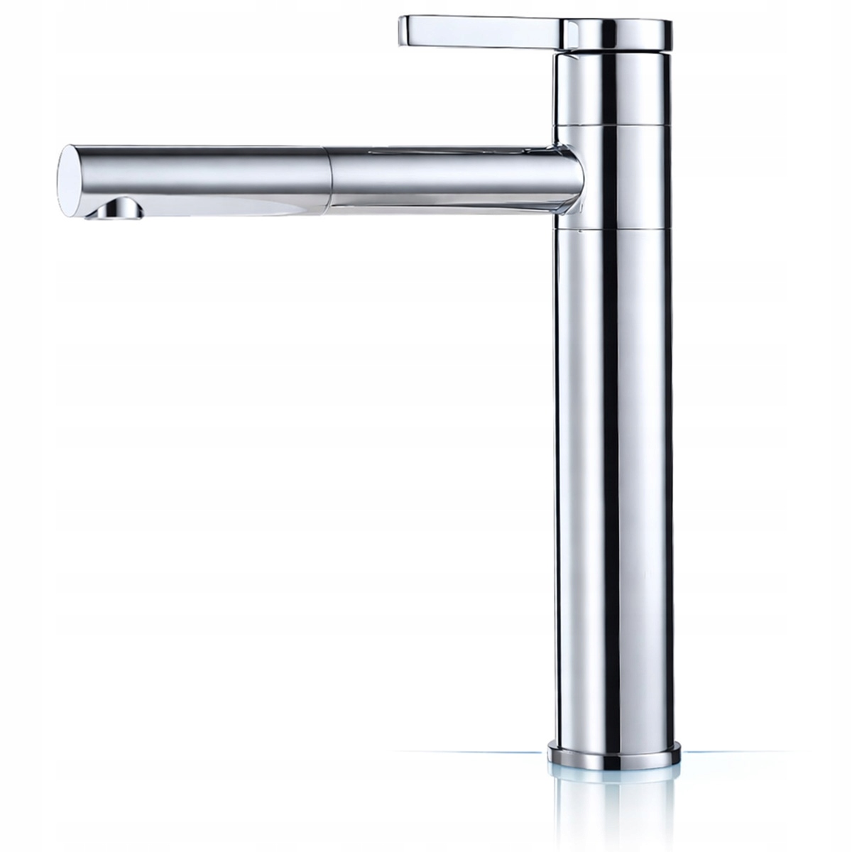 Bateria umywalkowa stojąca łazienkowa nablatowa Chrom kran do umywalki 360°