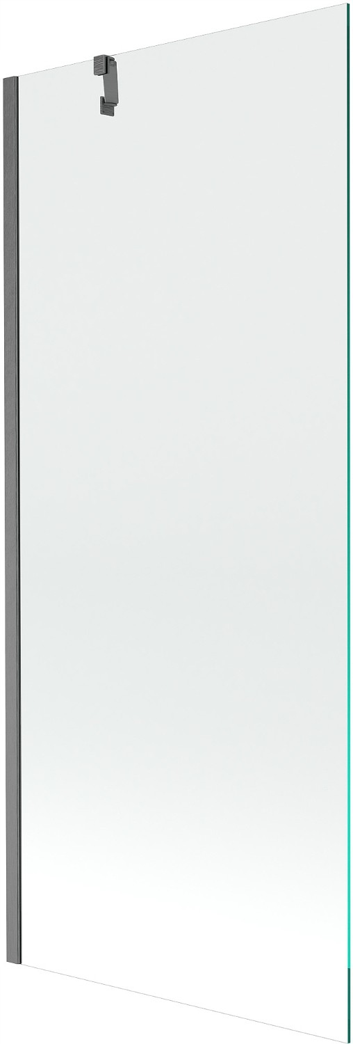 Mexen Next vanová zástěna 1-křídlová 80 x 150 cm, transparentní, kartáčovan