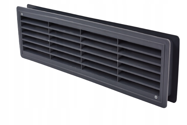 KRATKA DRZWIOWA WENTYLACYJNA DO DRZWI WC GRAFIT