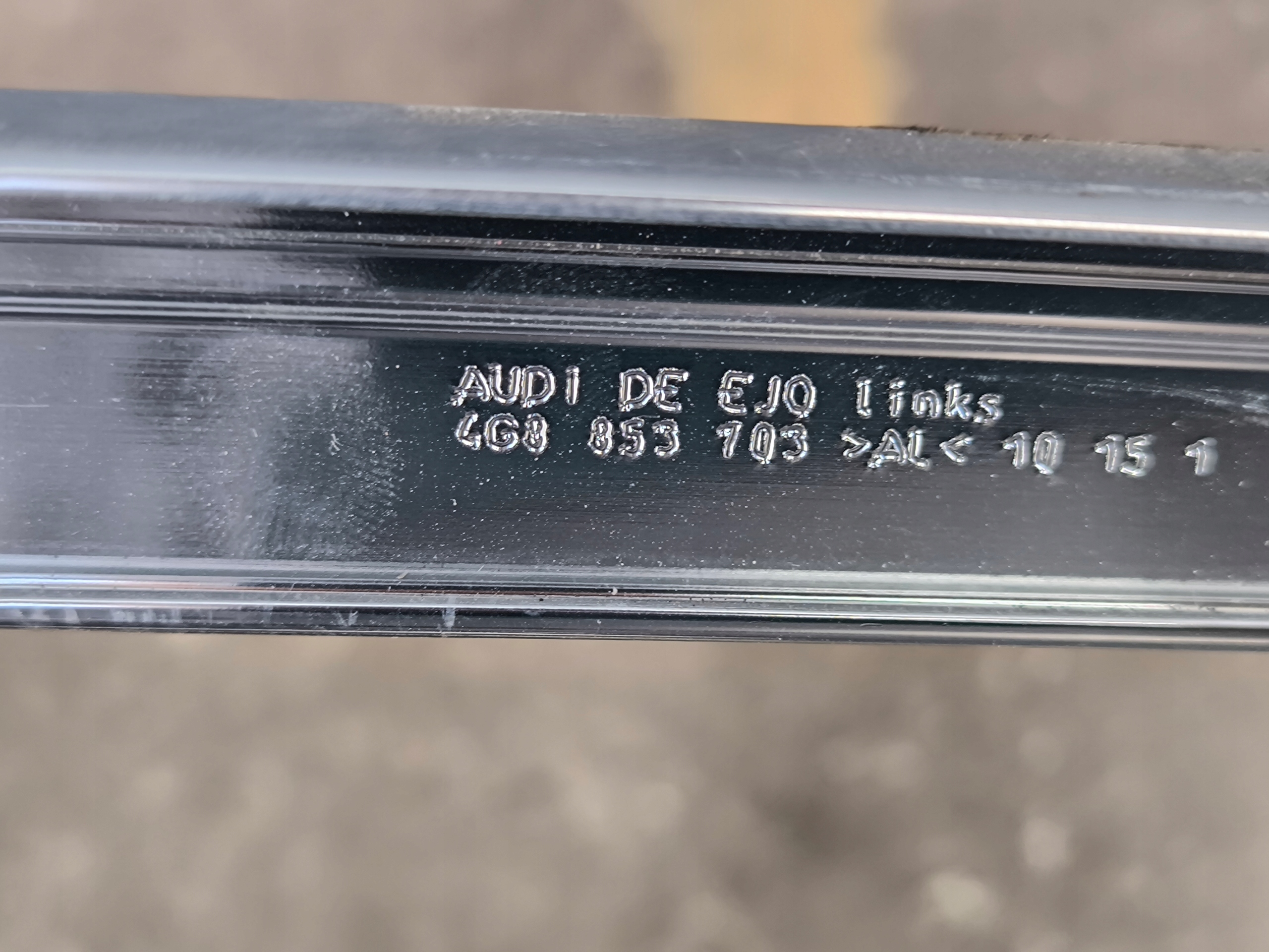 moulding CHROM left bodywork AUDI A7 4G 4G8853703 original !!!