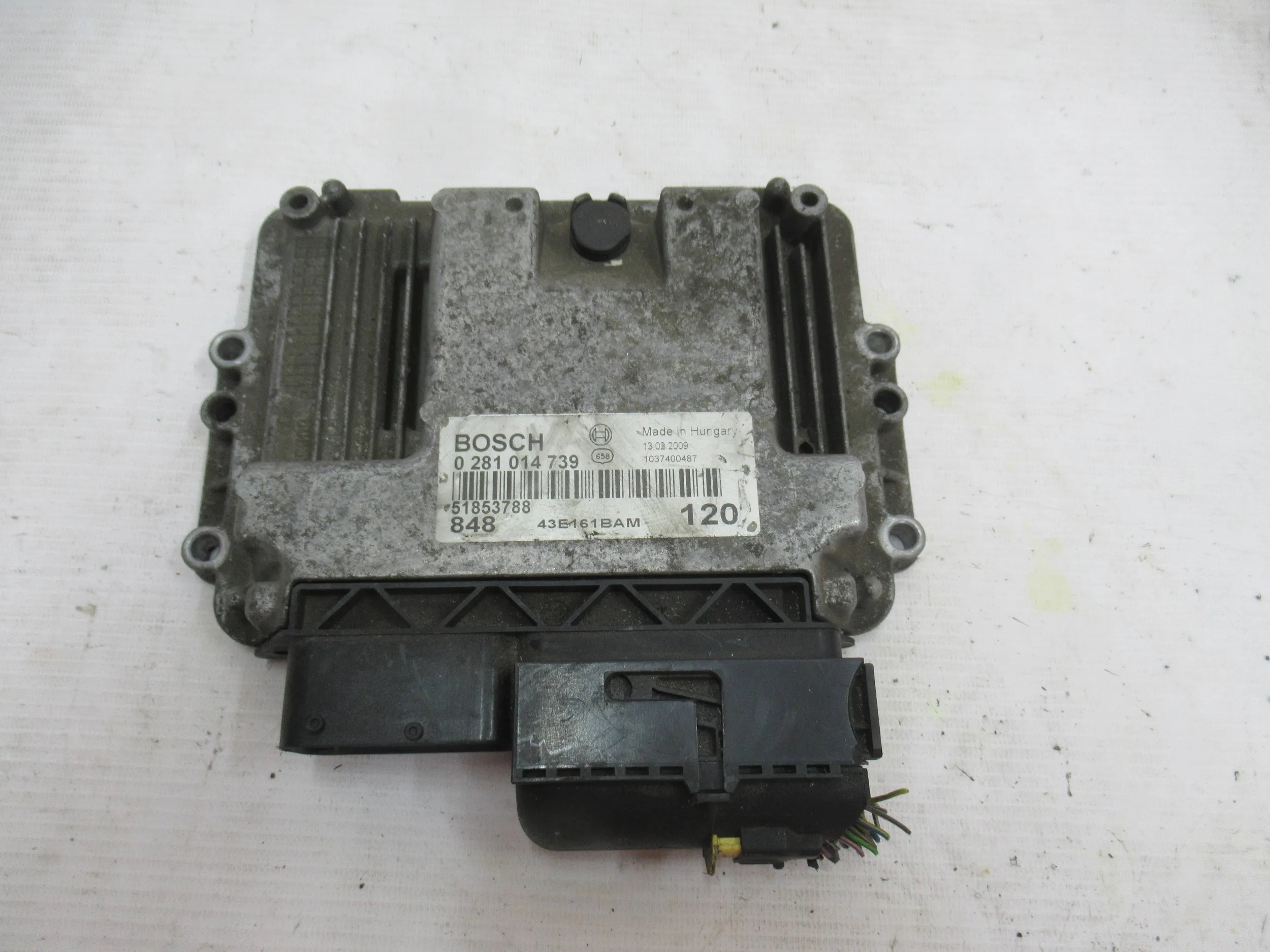 control unit computer FIAT LANCIA 1.6 MJET 0281014739