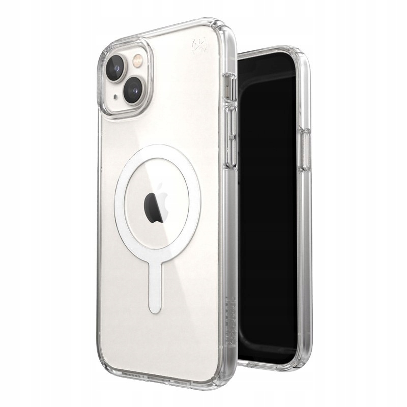 Speck Presidio Perfect-Clear MagSafe Etui iPhone 15 Plus iPhone 14 Pl