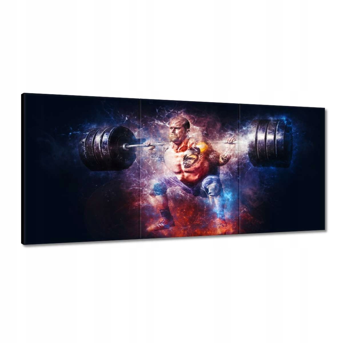 Obrazy 210x100 Zvedání závaží Síla