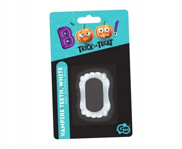 ZĘBY WAMPIRA BIAŁE
