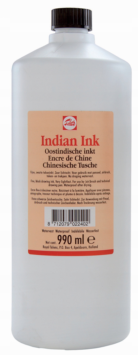 Kreslicí inkoust Talens Indian Ink 700 černý 990 ml