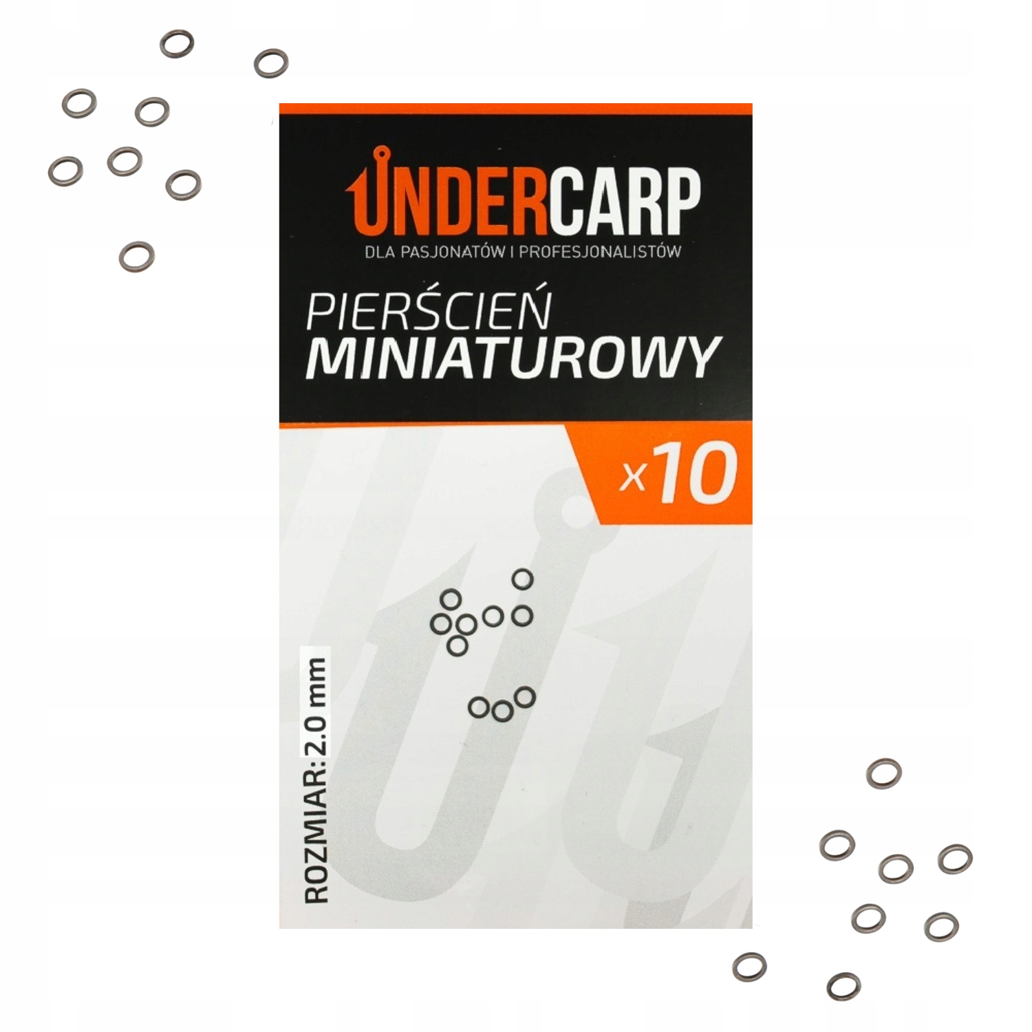 Pierścień Miniaturowy Undercarp Rozmiar 2.0 mm