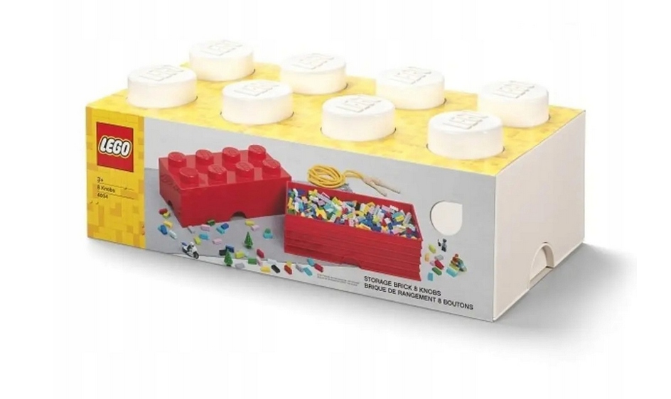 Lego Kontejner Krabička Klocek 8 Bílá 50 cm 40041735