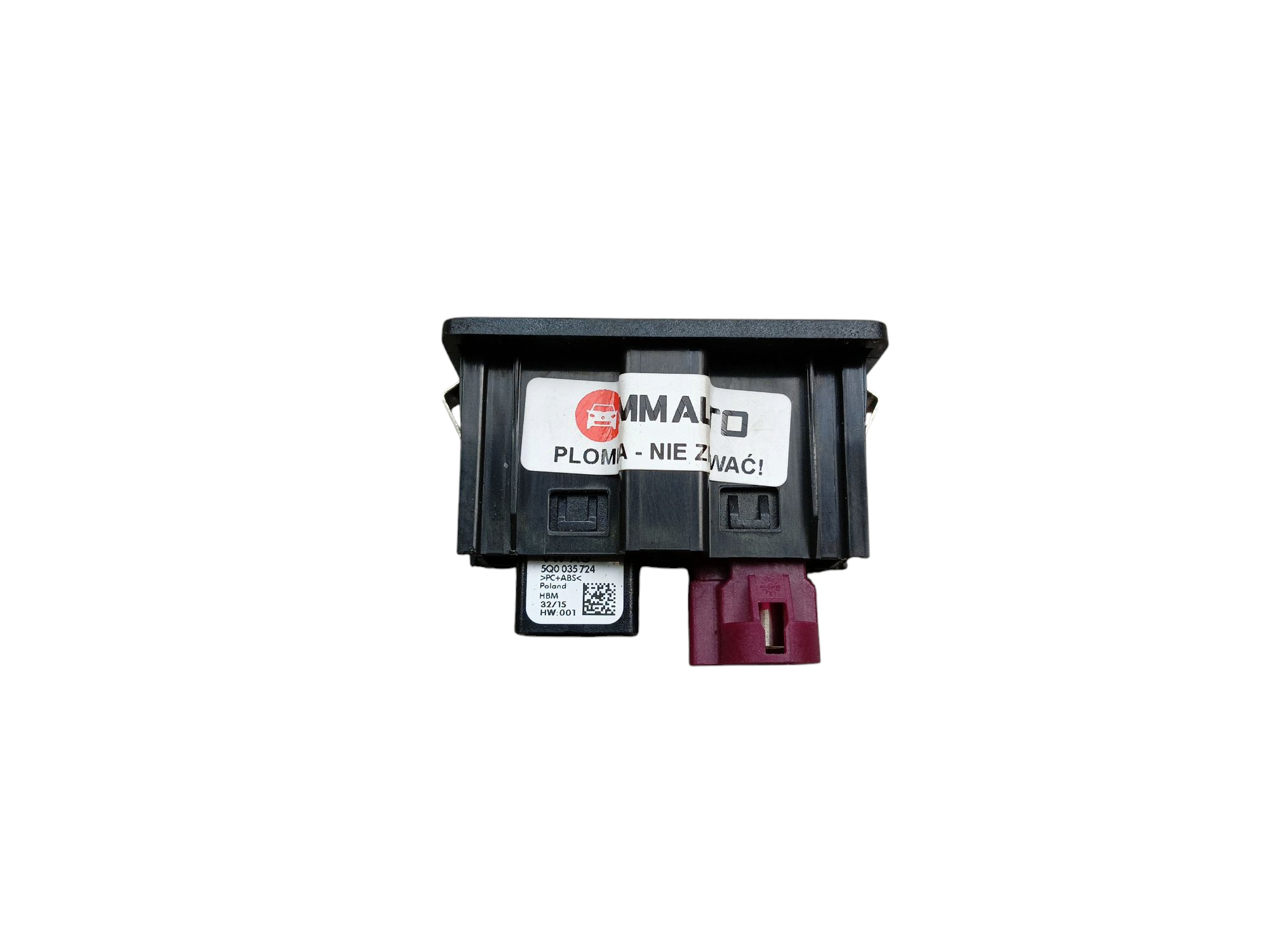 adapter USB AUX VW GOLF VII PASSAT B8 IBIZA IV 5G0035222F
