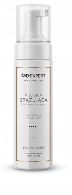 TanExpert Bronze Amber NOWA FORMUŁA Pianka Samoopalająca 200ml samoopalacz