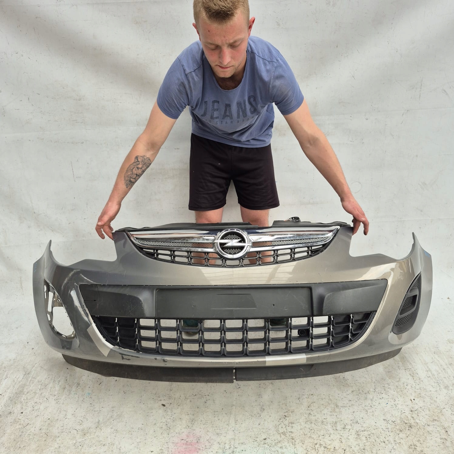 OPEL CORSA D LIFT 11-14 bumper front front