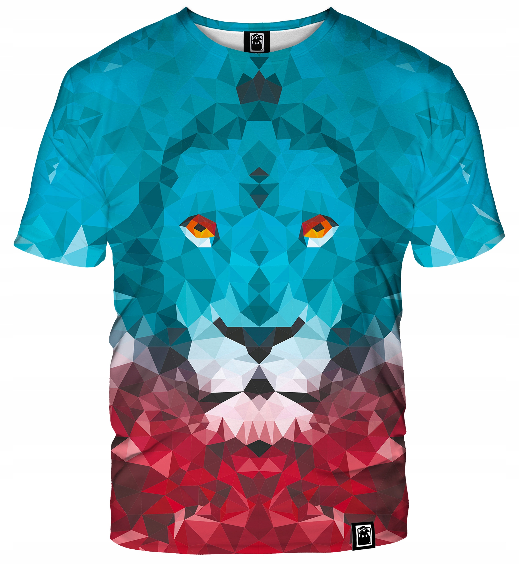 

M T-shirt Koszulka Nadruk Prezent Lew Trójkąt S