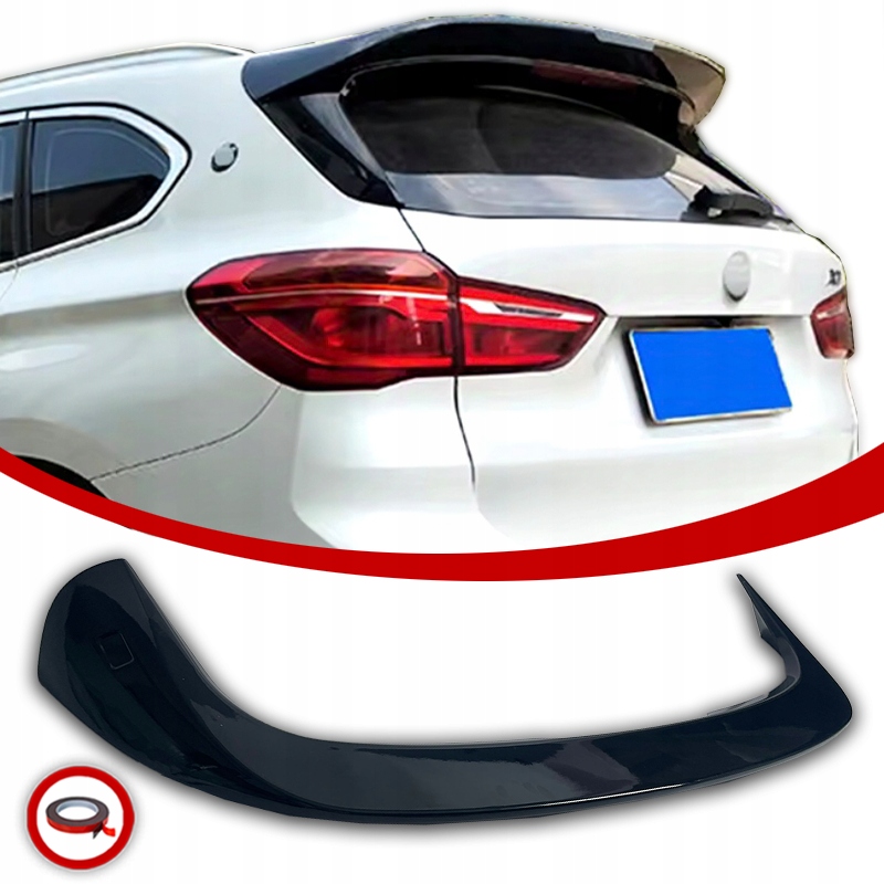 Bmw X1 F48 Spoiler Zadní Klapky 2015-2023 Černý Lesk