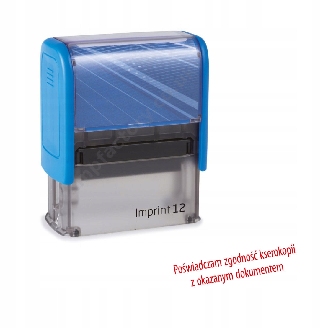 

Pieczątka Poświadczam zgodność kserokopii z