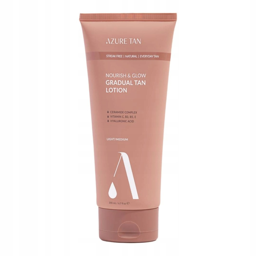 Azure Tan Nourish & Glow Stopniowo opalający balsam do ciała, light...