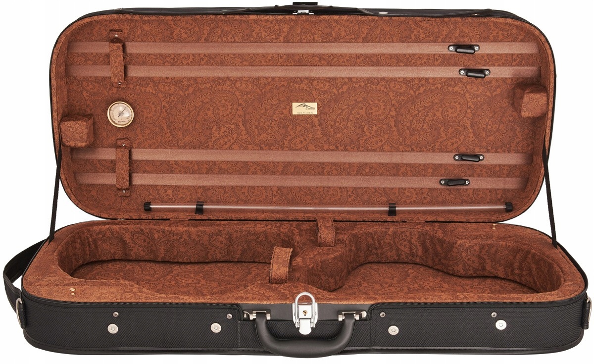 Dvojitý houslový obal pro housle 4/4 Classic M-case Paisley Miodowy