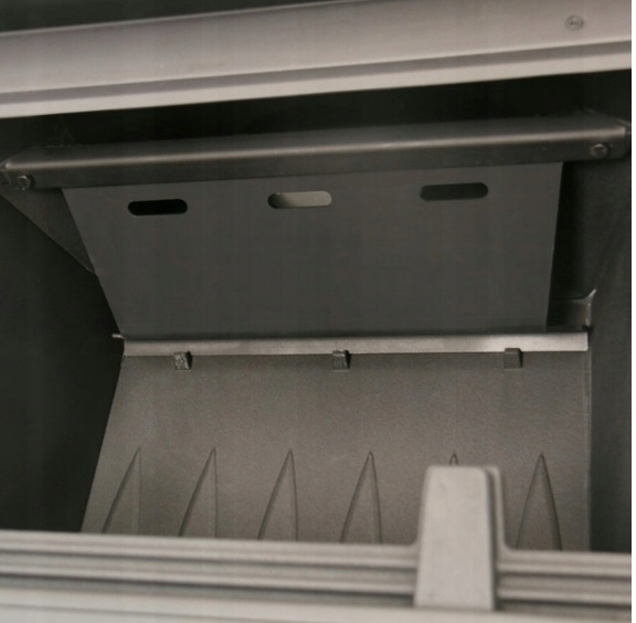 WKŁAD KOMINKOWY kominek ANTEK 10 DECO szyba zdobiona dolot fi 100 Wysokość 622 mm