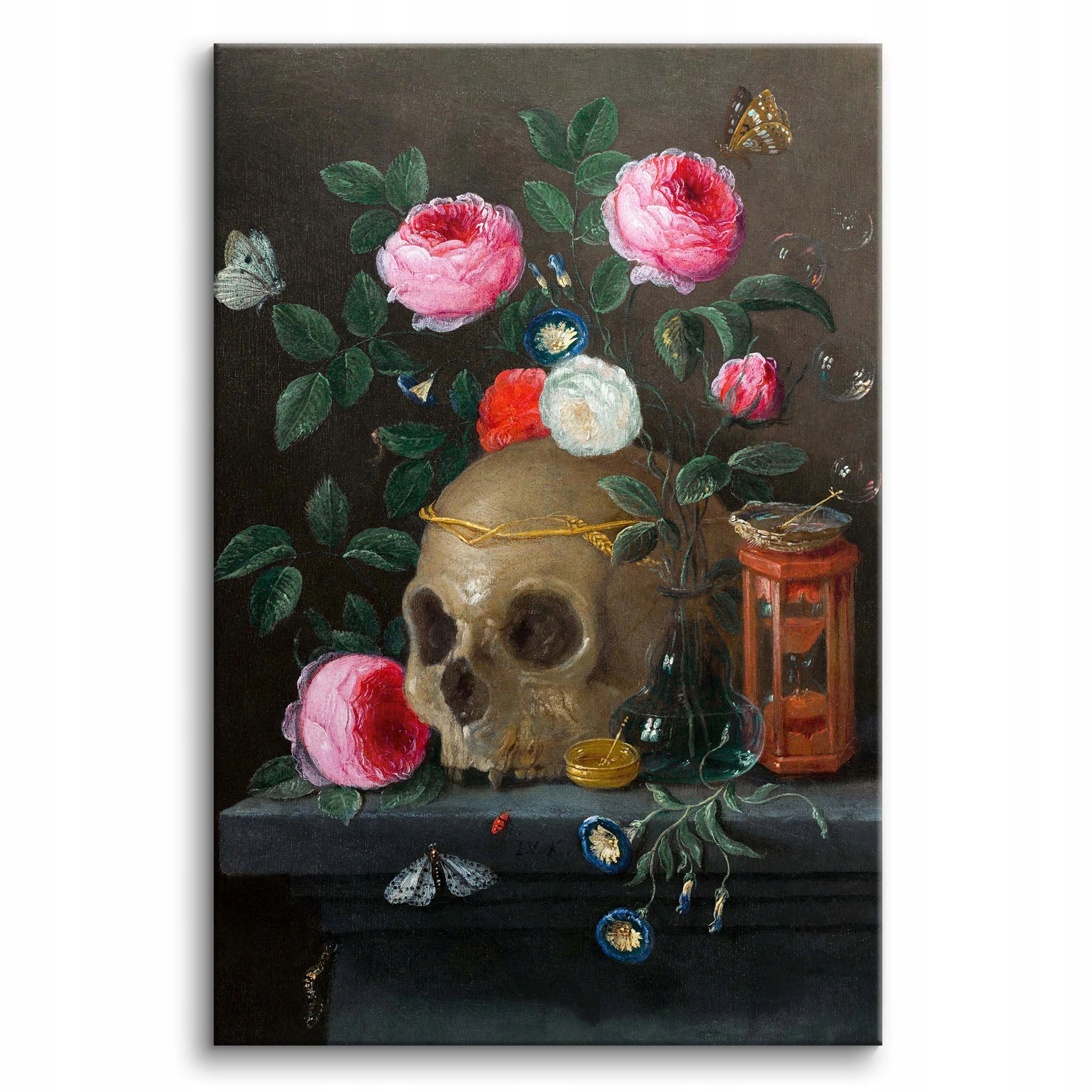 Obraz na plátně Vanitas Still Life Reprodukce Jana van Kesselan 80x120