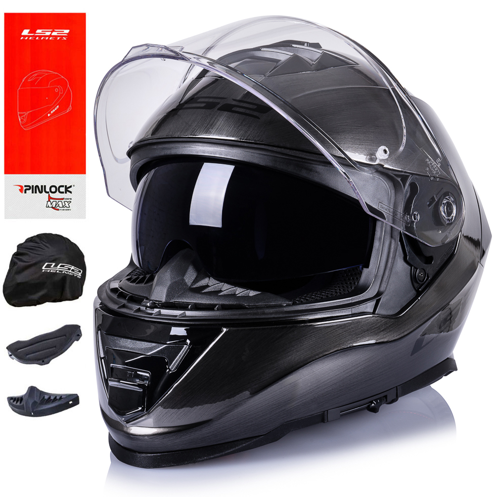 LS2 Kask Motocyklowy Integralny FF800 Storm II Ece 22.06 Jeans Titanium L